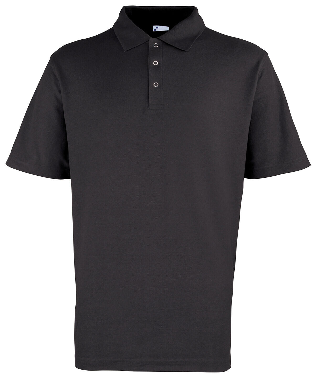 Premier PR610 Studded polo Black