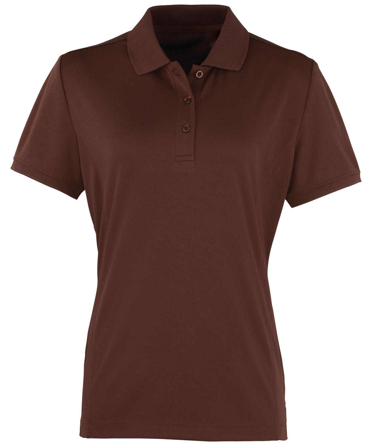 Premier PR616 Women's Coolchecker® piqué polo Brown