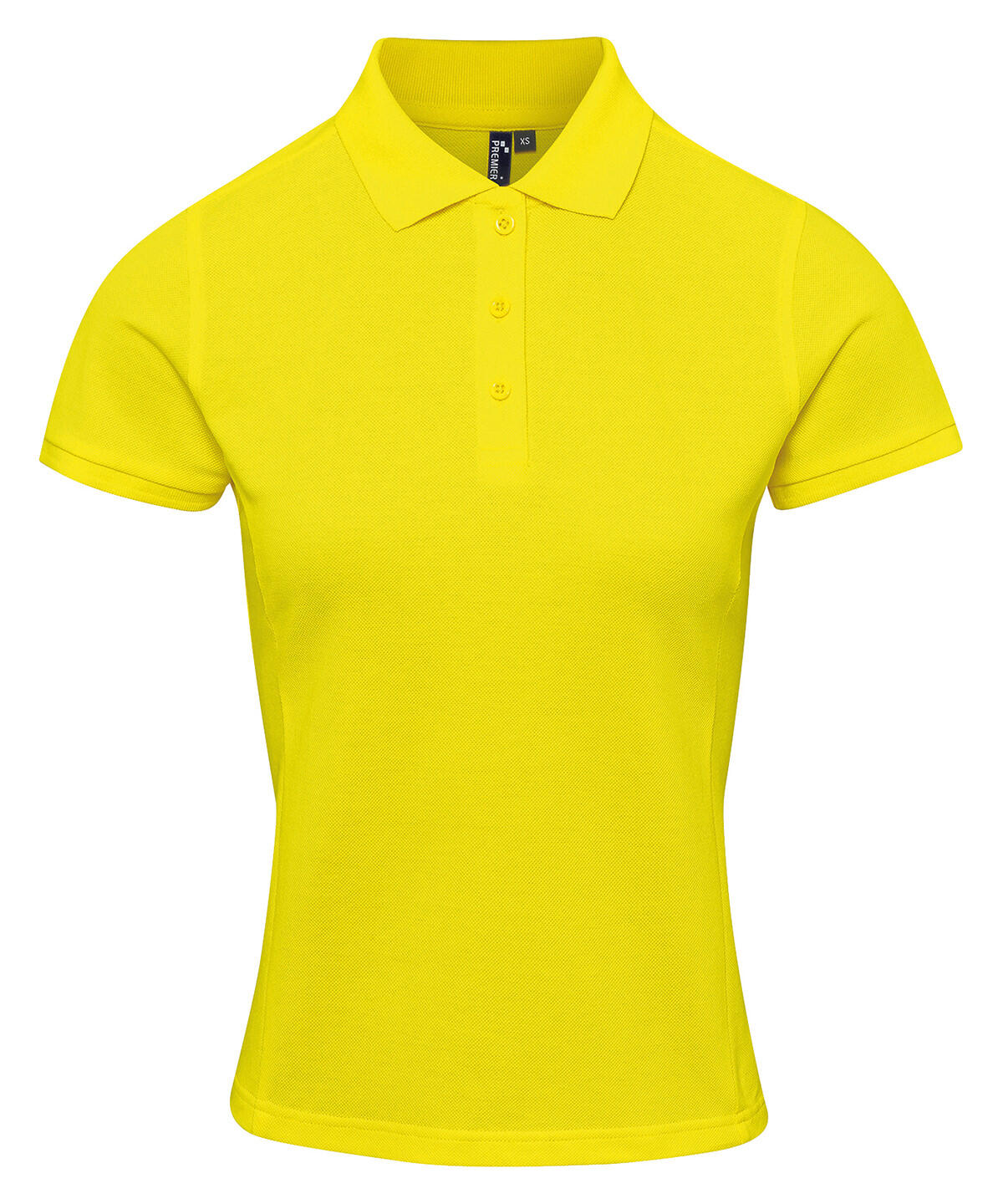Premier PR632 Women's Coolchecker® plus piqué polo Yellow