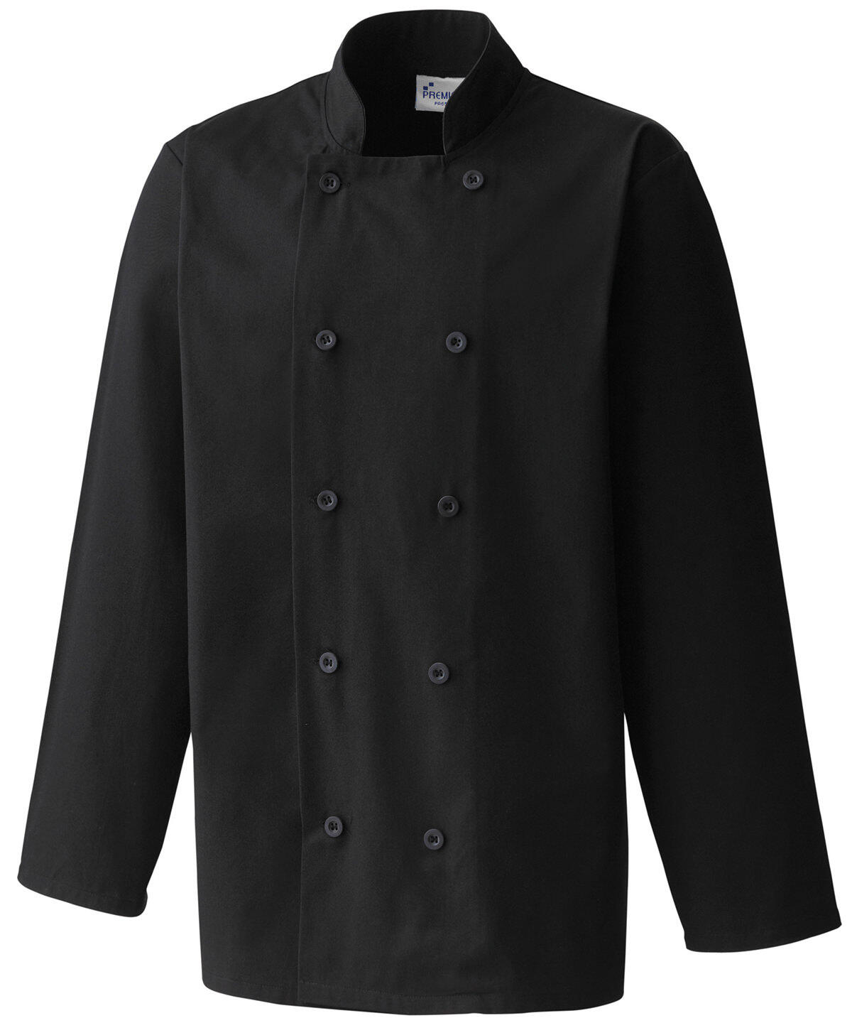 Premier PR657 Long sleeve chef’s jacket Black
