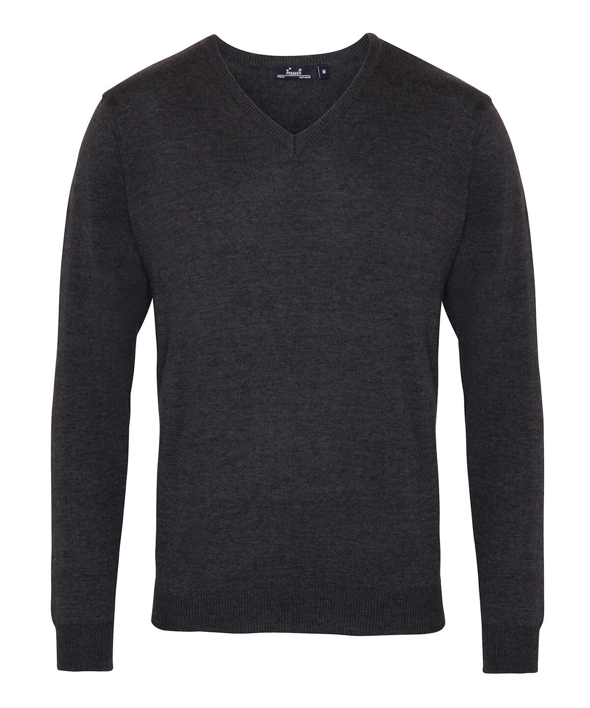Premier PR694 V-neck knitted sweater Grey