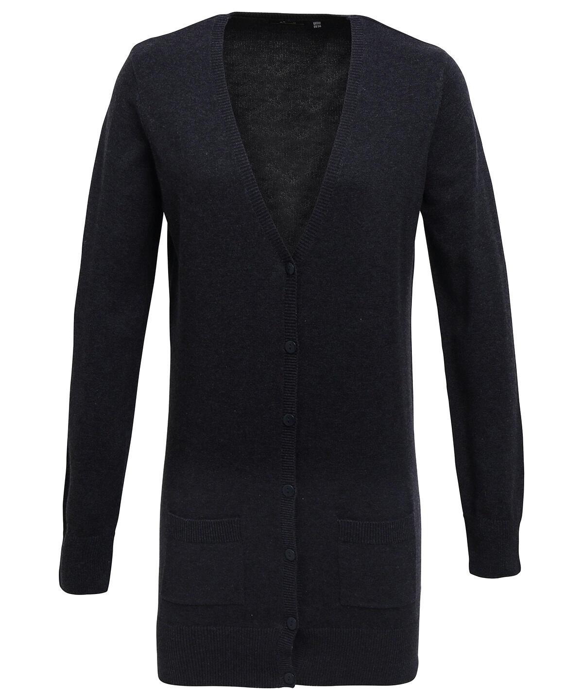 Premier PR698 Women's longline knitted cardigan Grey