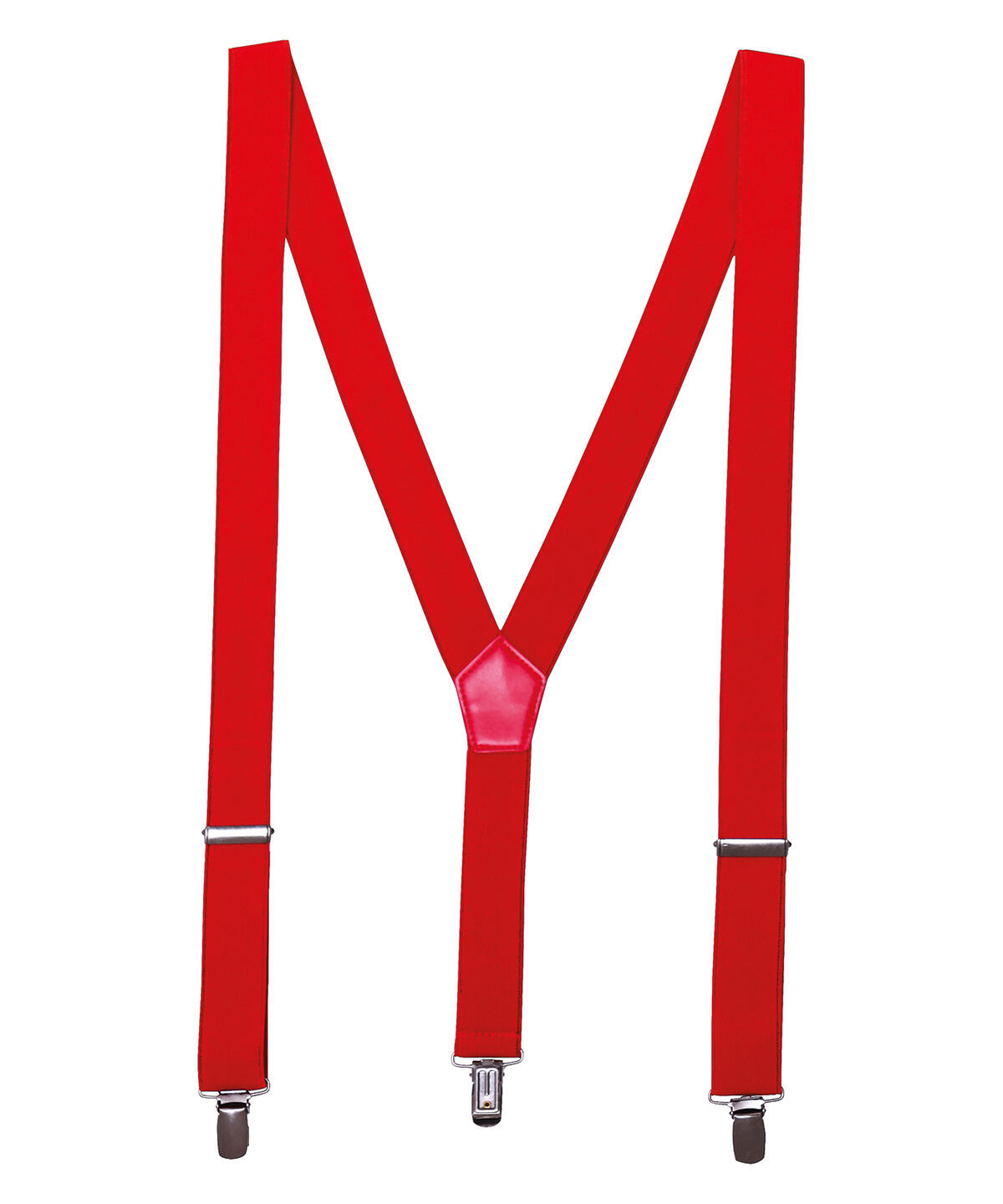 Premier PR701 Clip-on trouser braces Red