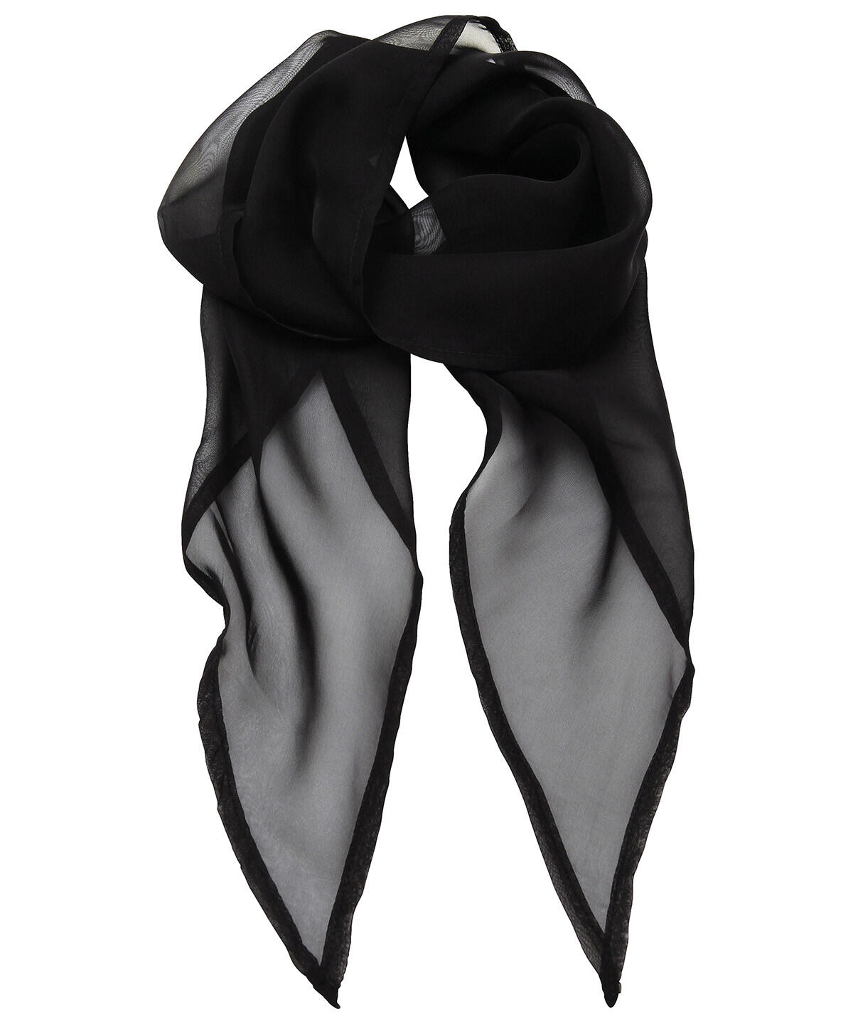 Premier PR740 'Colours' Chiffon scarf Black