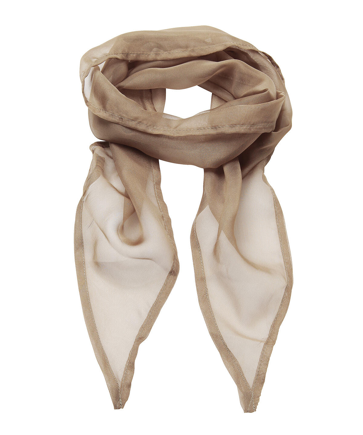 Premier PR740 'Colours' Chiffon scarf Brown