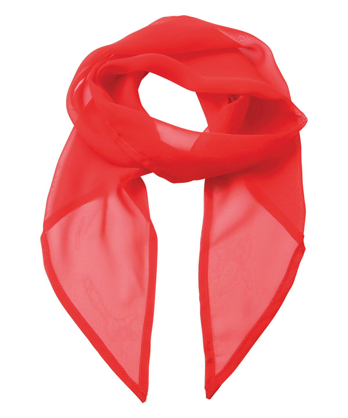 Premier PR740 'Colours' Chiffon scarf Red