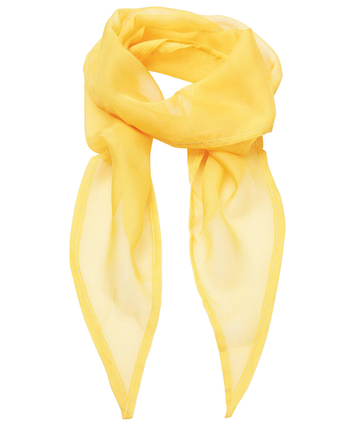 Premier PR740 'Colours' Chiffon scarf Yellow