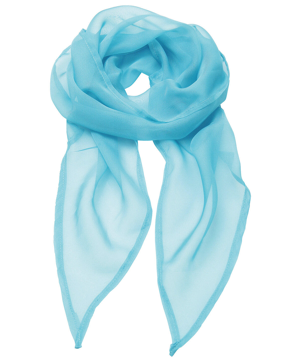 Premier PR740 'Colours' Chiffon scarf Blue