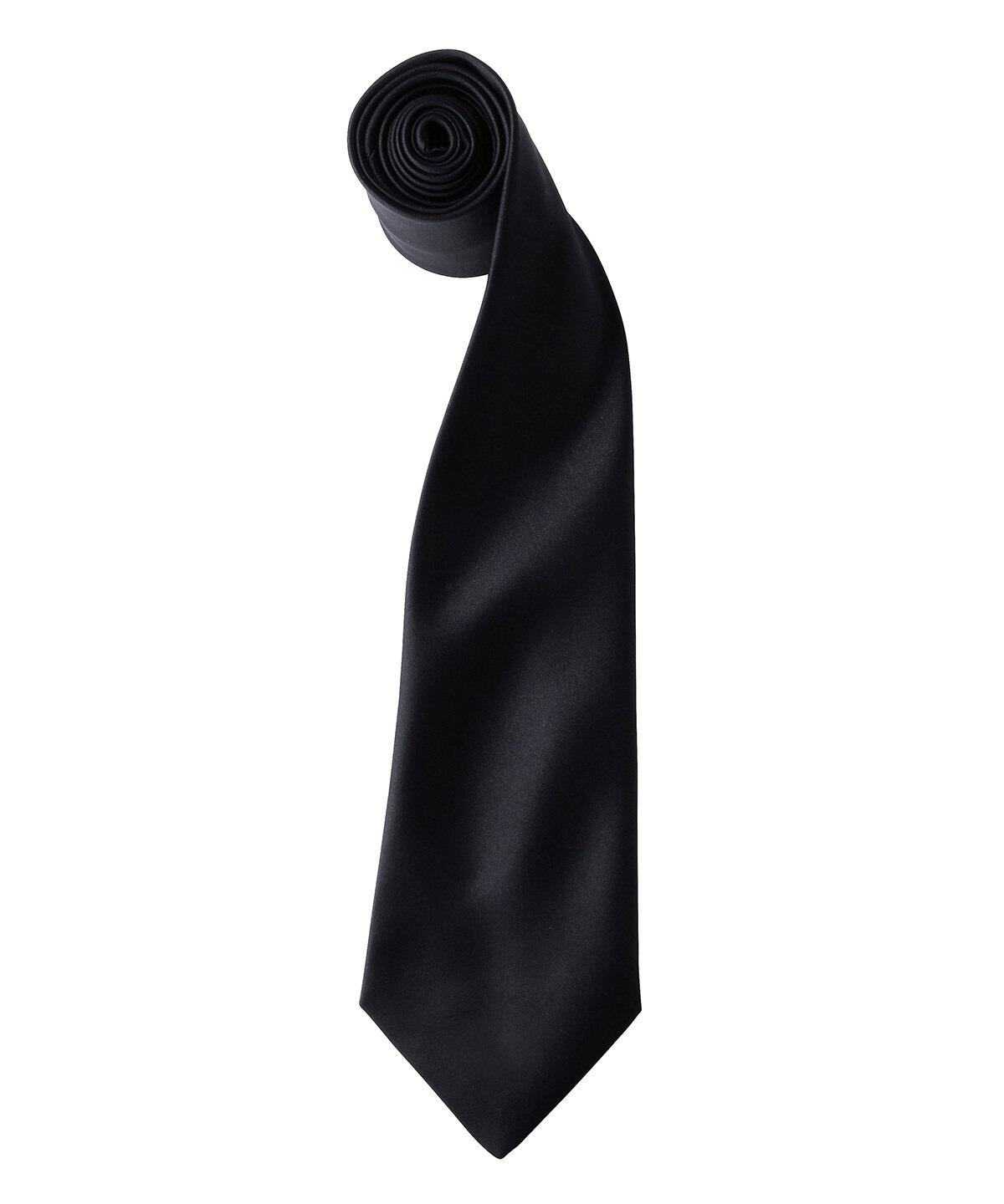 Premier PR750 'Colours' satin tie Black