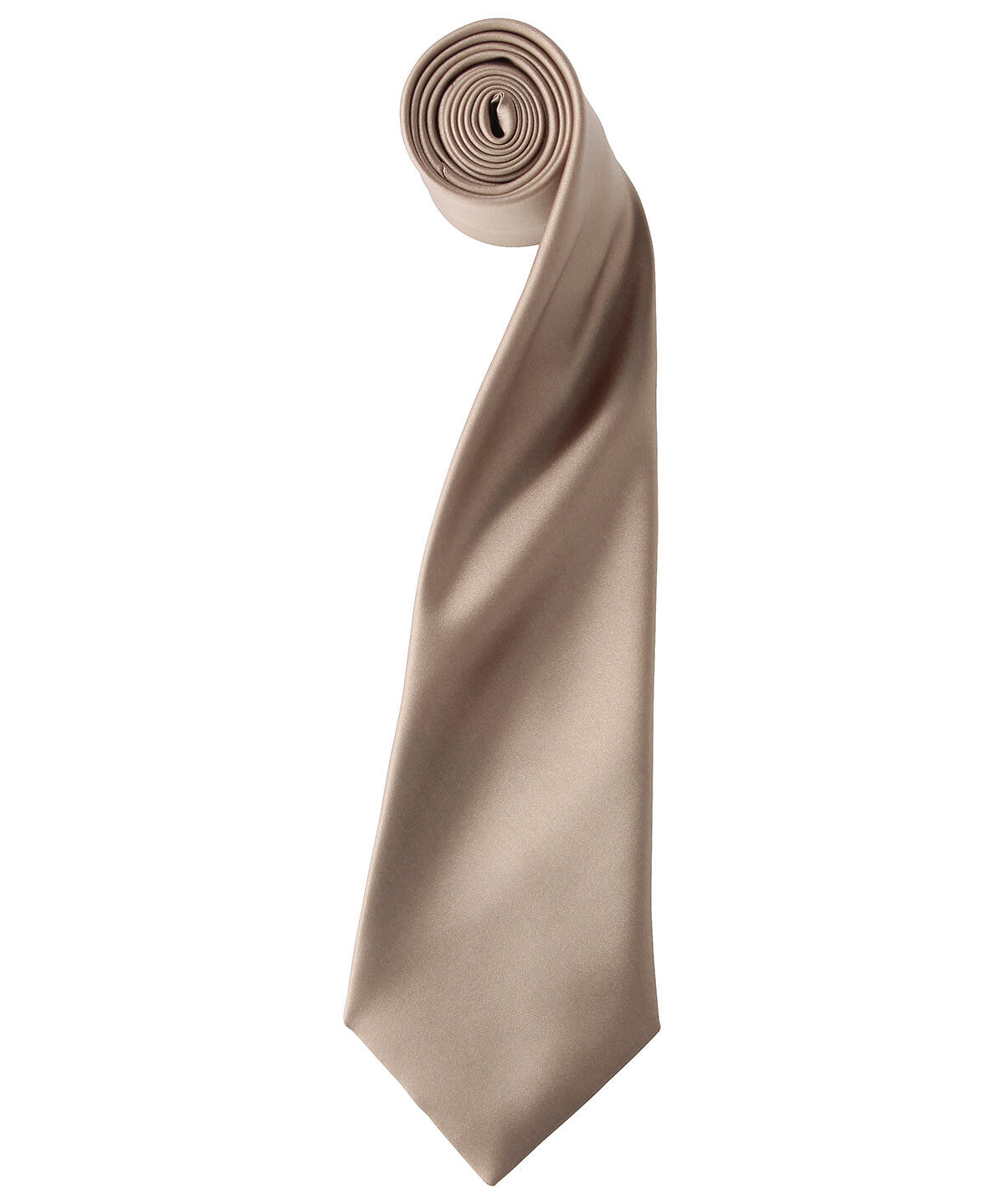 Premier PR750 'Colours' satin tie Brown