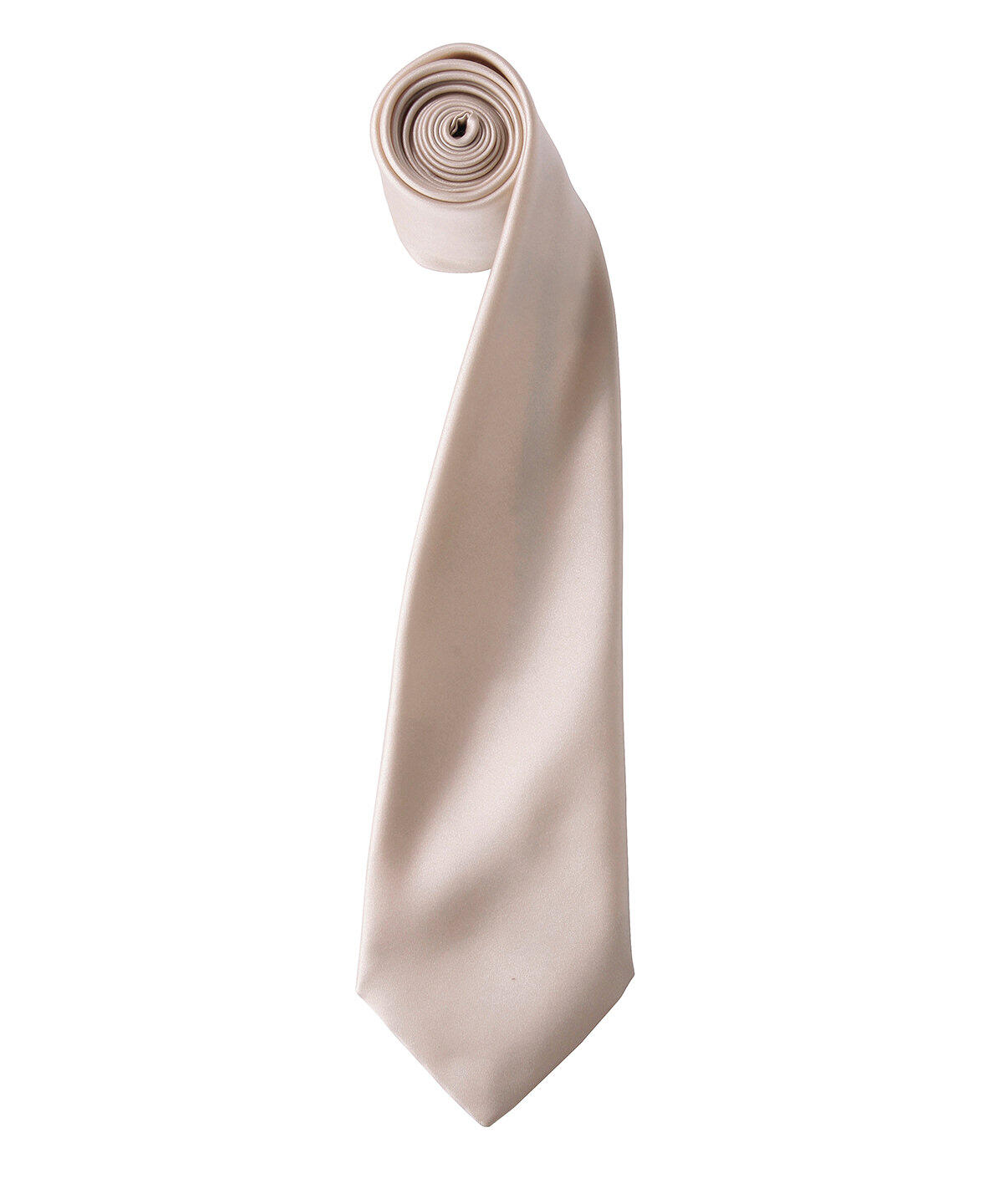 Premier PR750 'Colours' satin tie Neutral