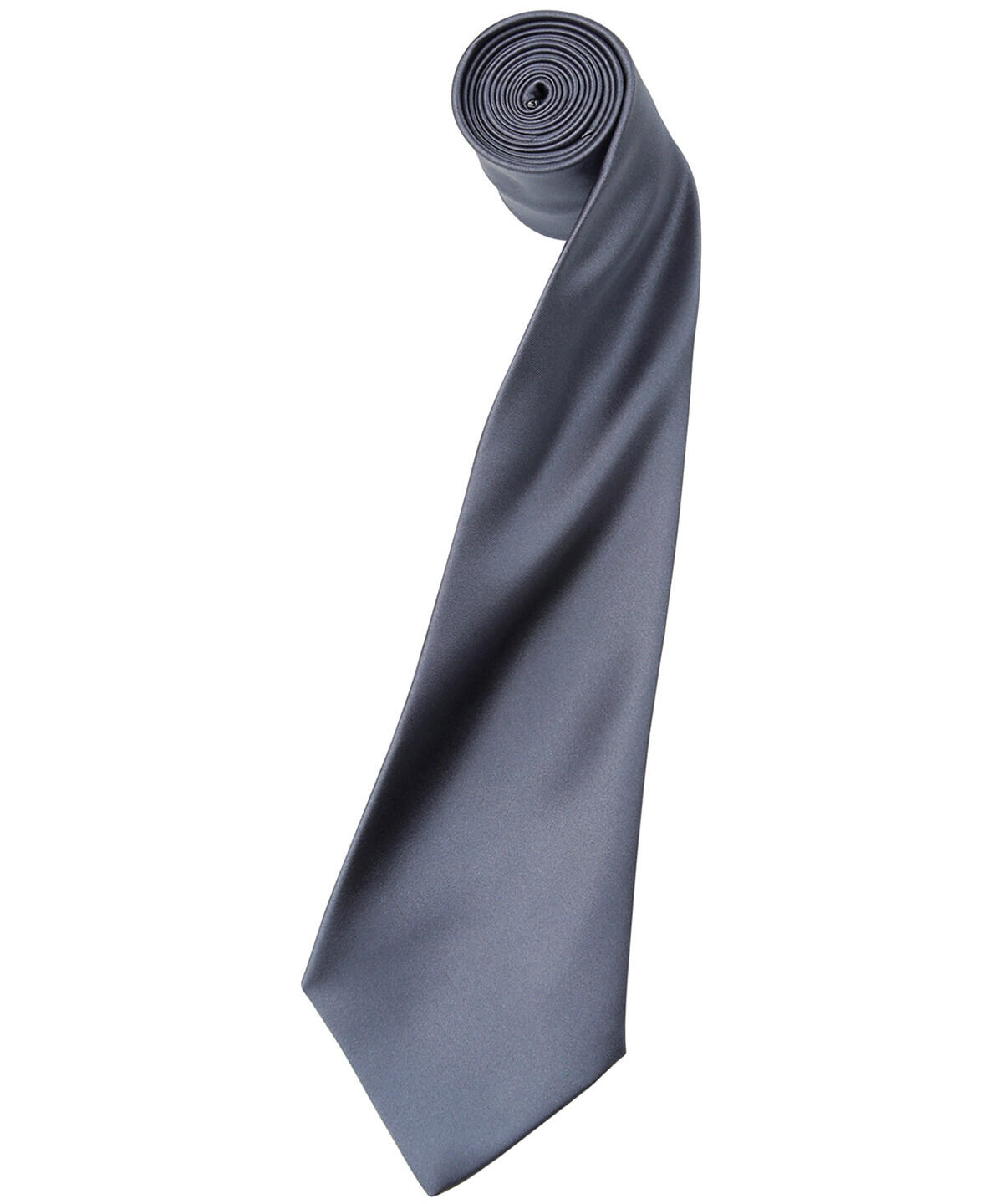 Premier PR750 'Colours' satin tie Grey