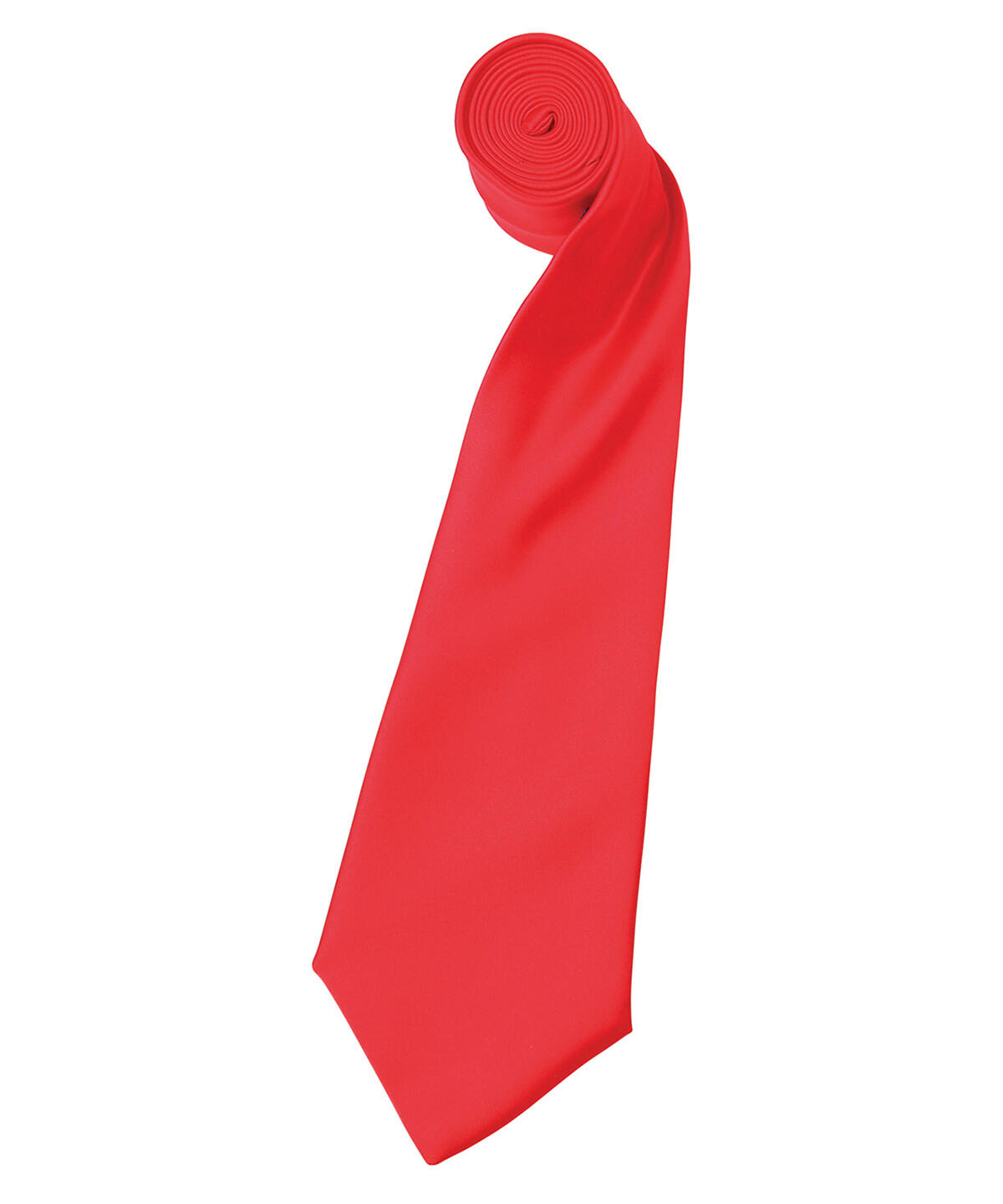 Premier PR750 'Colours' satin tie Red