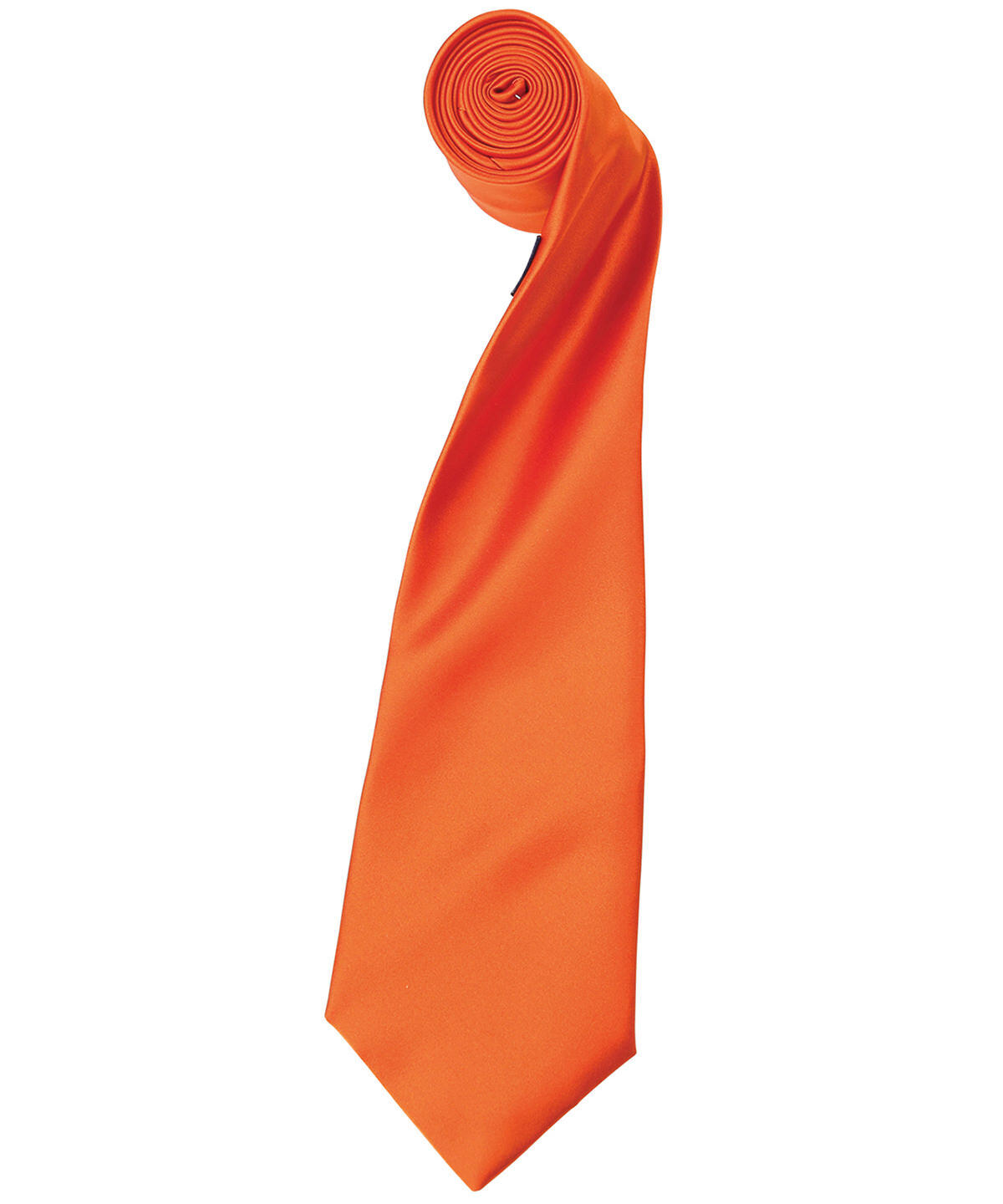 Premier PR750 'Colours' satin tie Orange