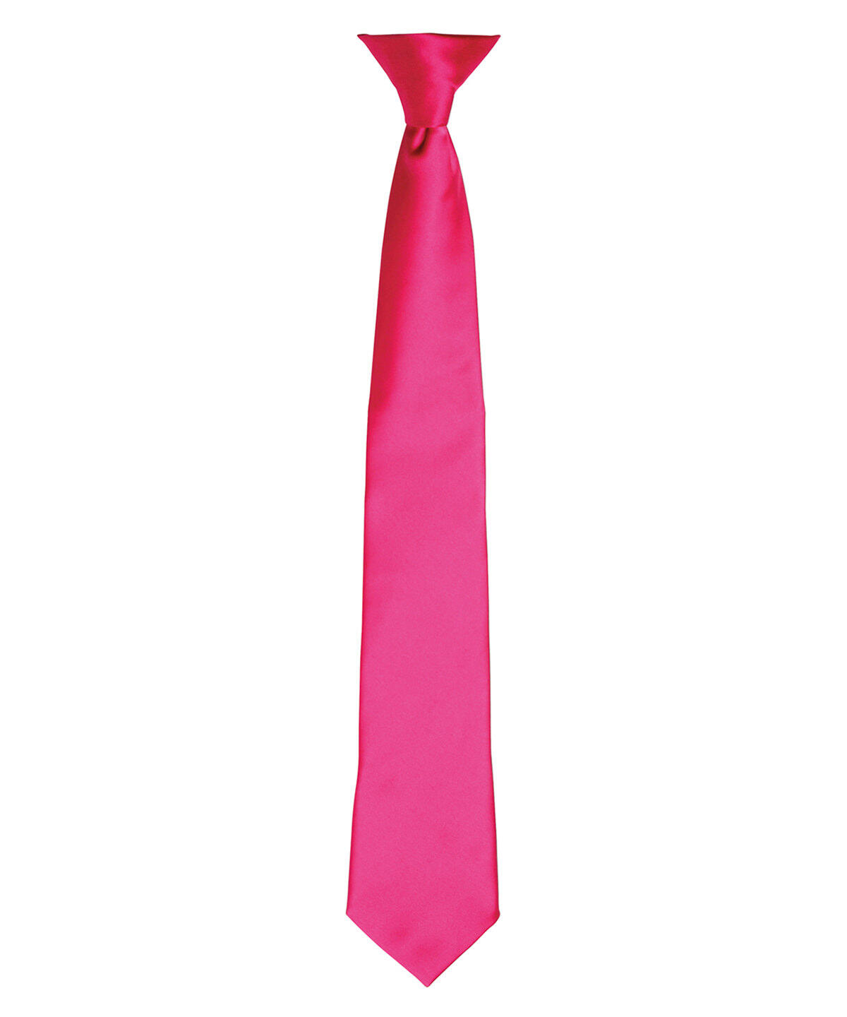 Premier PR755 'Colours' satin clip tie Pink
