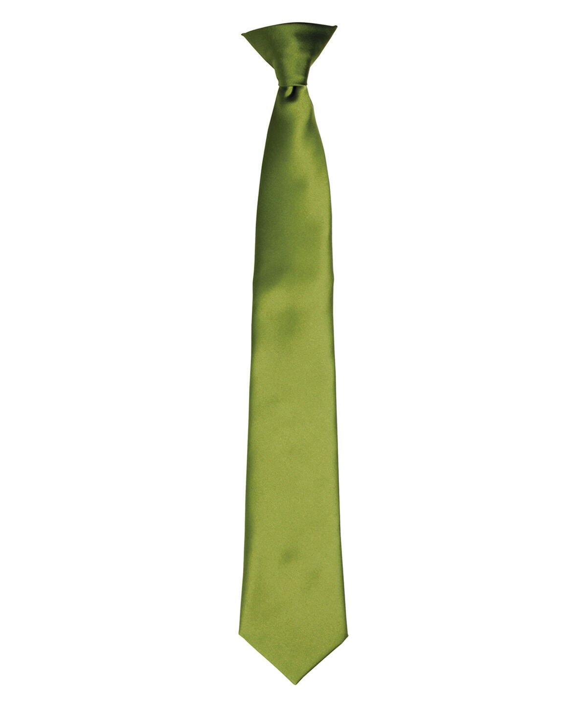 Premier PR755 'Colours' satin clip tie Green