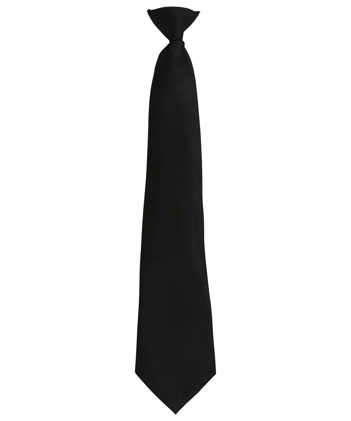 Premier PR785 'Colours Originals' fashion clip tie Black