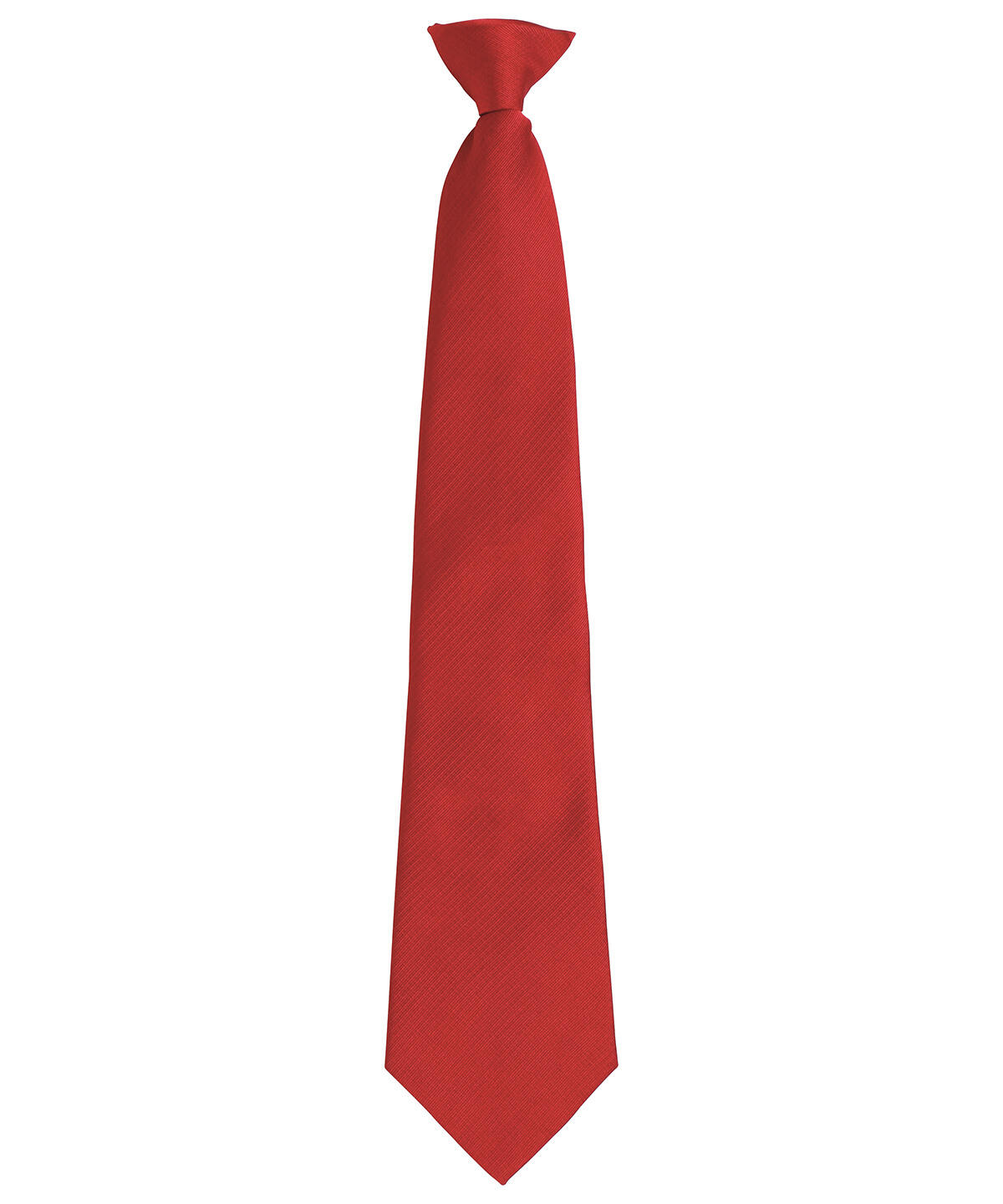 Premier PR785 'Colours Originals' fashion clip tie Red
