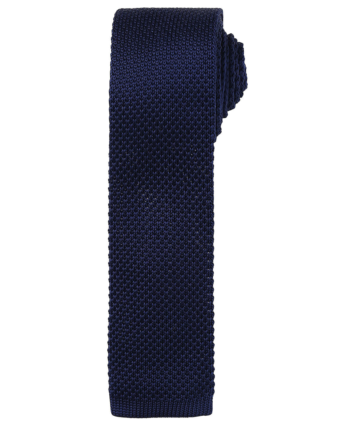 Premier PR789 Slim knitted tie Blue