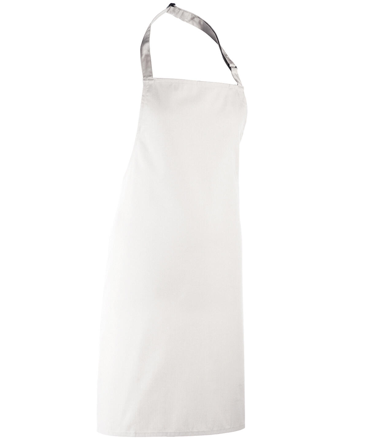 Premier PR150 Colours bib apron - XL White