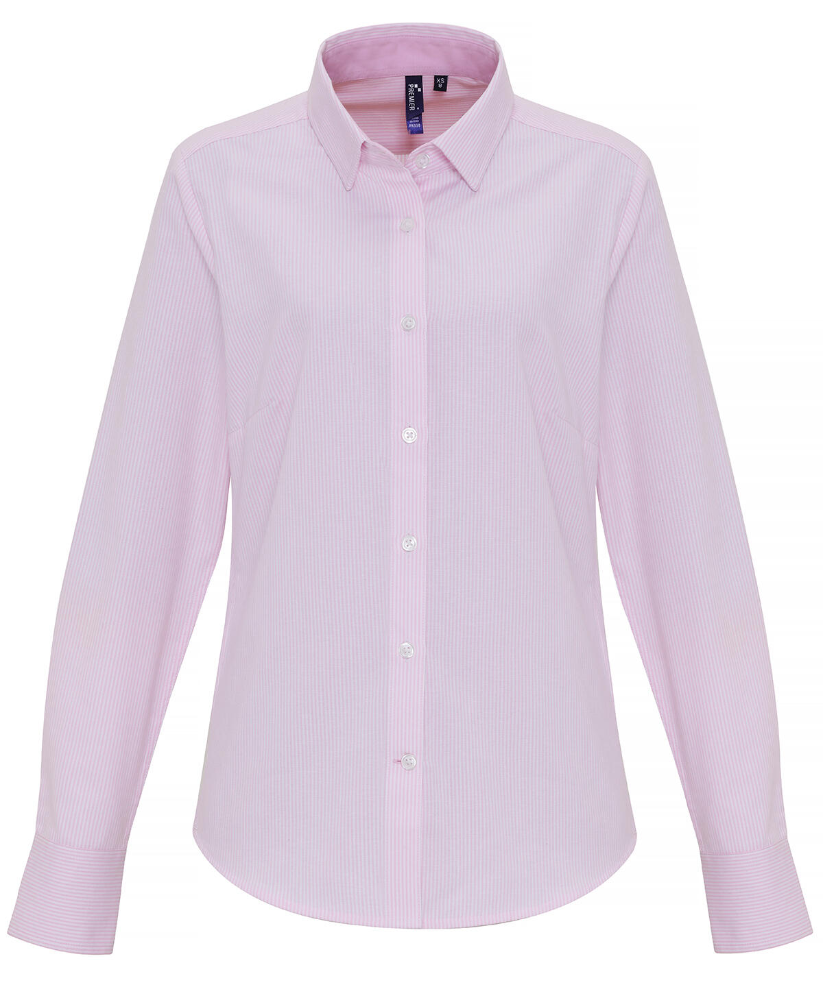 Premier PR338 Women's cotton-rich Oxford stripes blouse Pattern