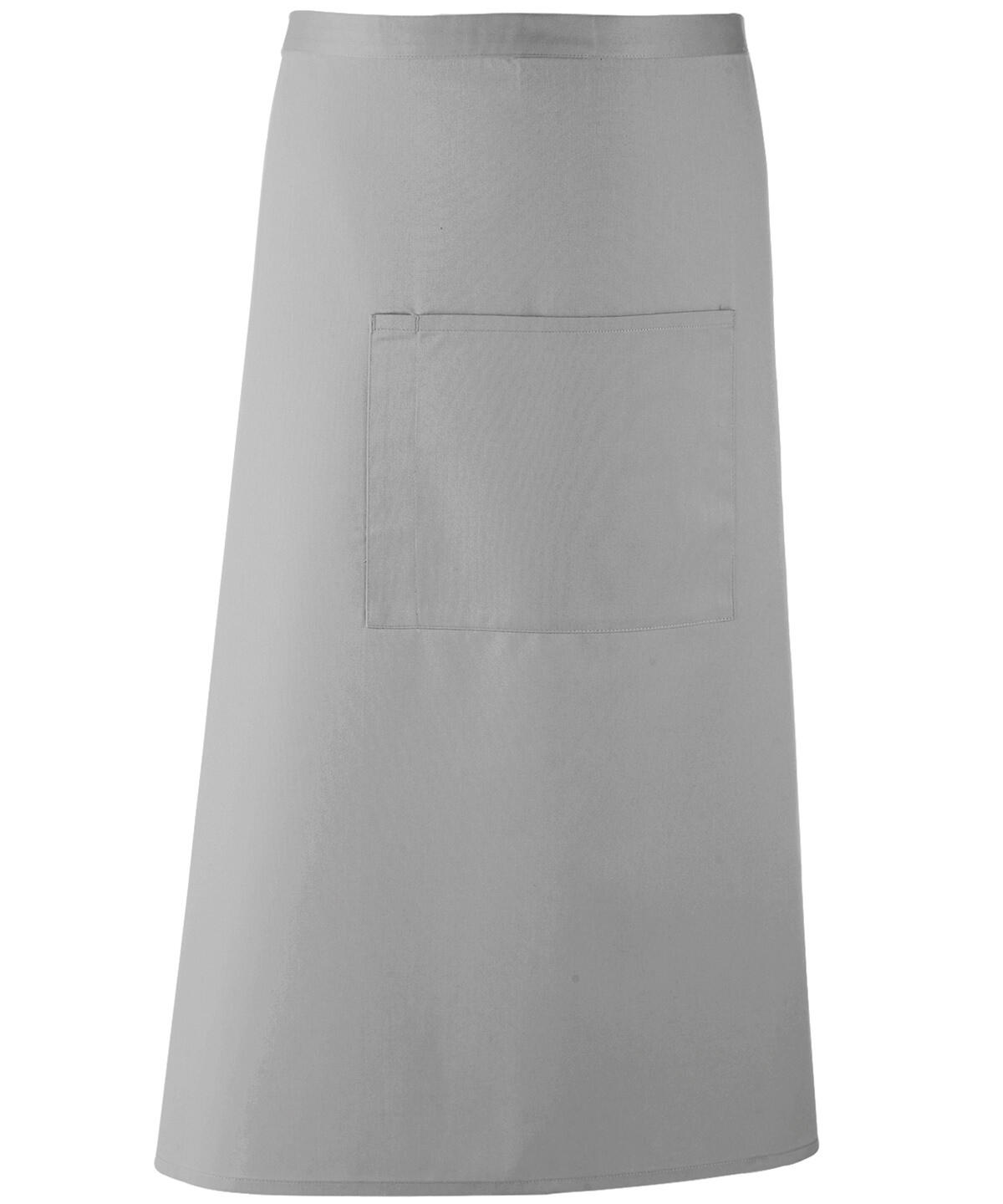 Premier PR158 Colours bar apron Grey
