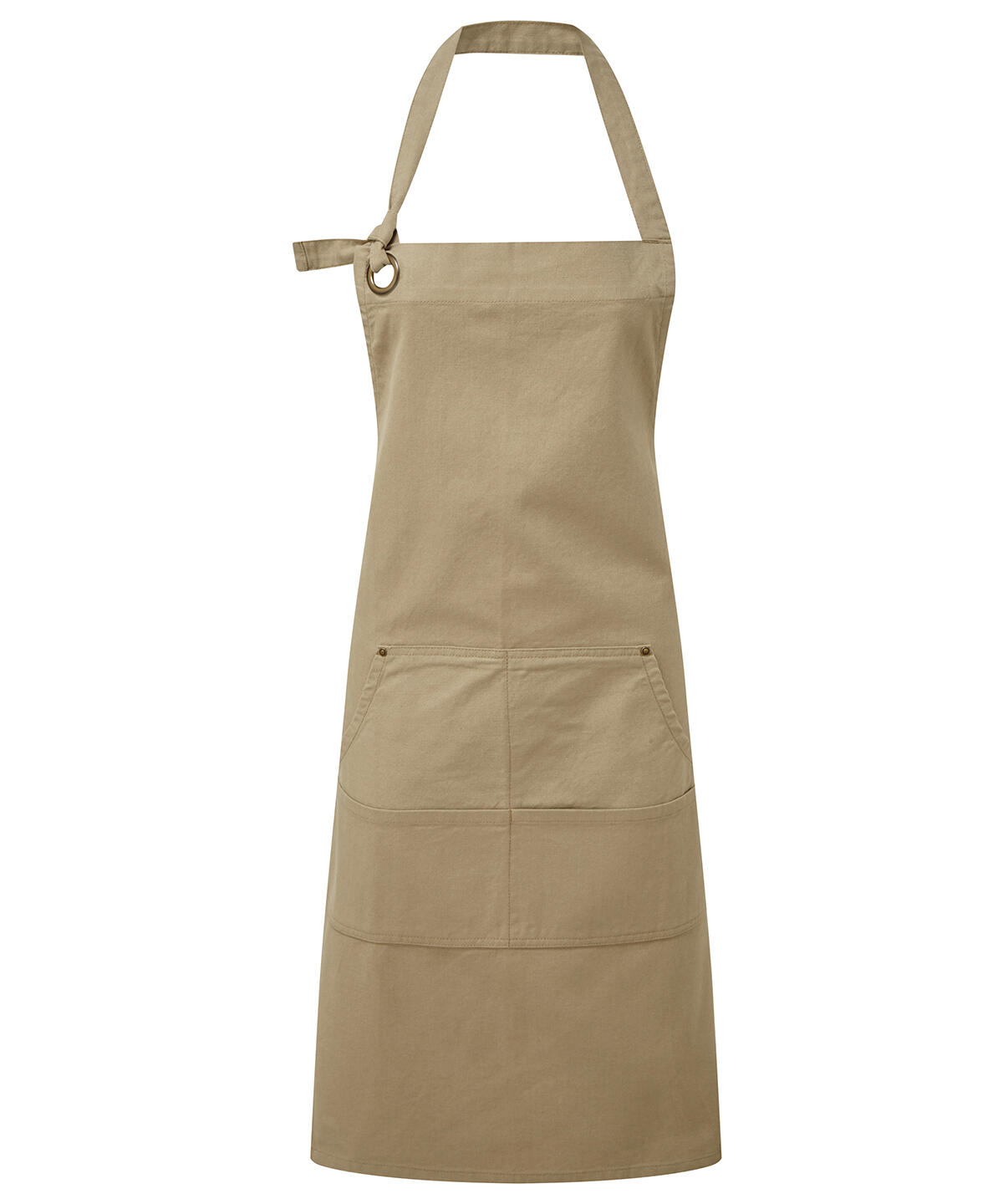 Premier PR137 Calibre heavy cotton canvas pocket apron Brown
