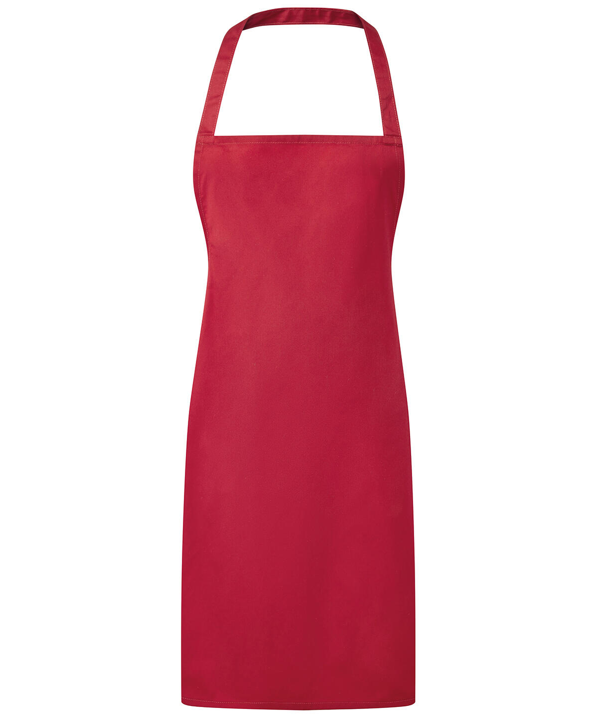 Premier PR165 Essential bib apron Red