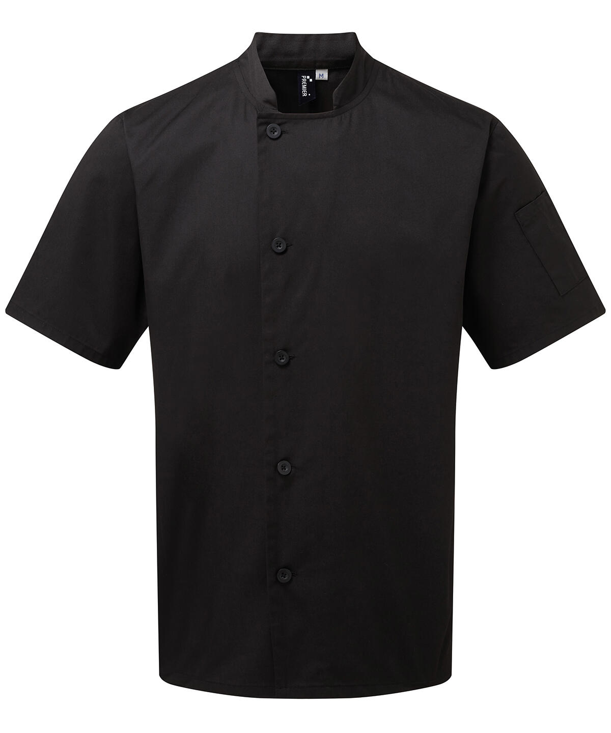 Premier PR900 Chef's essential short sleeve jacket Black
