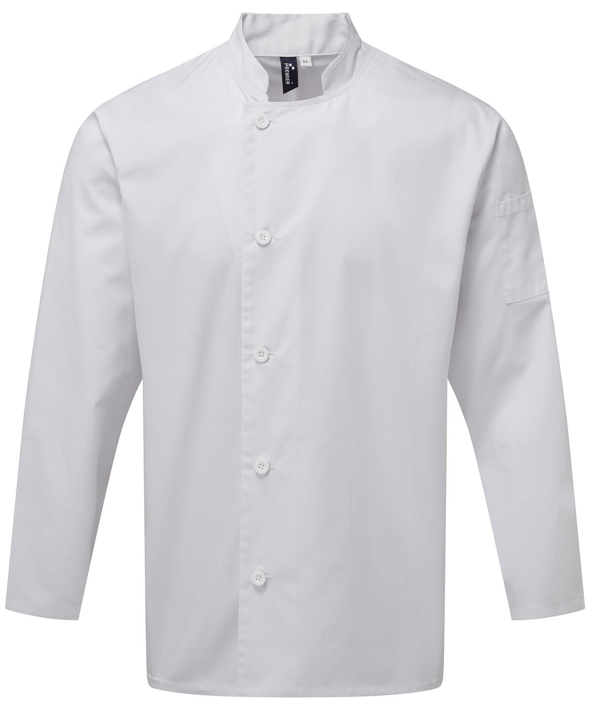 Premier PR901 Chef's essential long sleeve jacket White