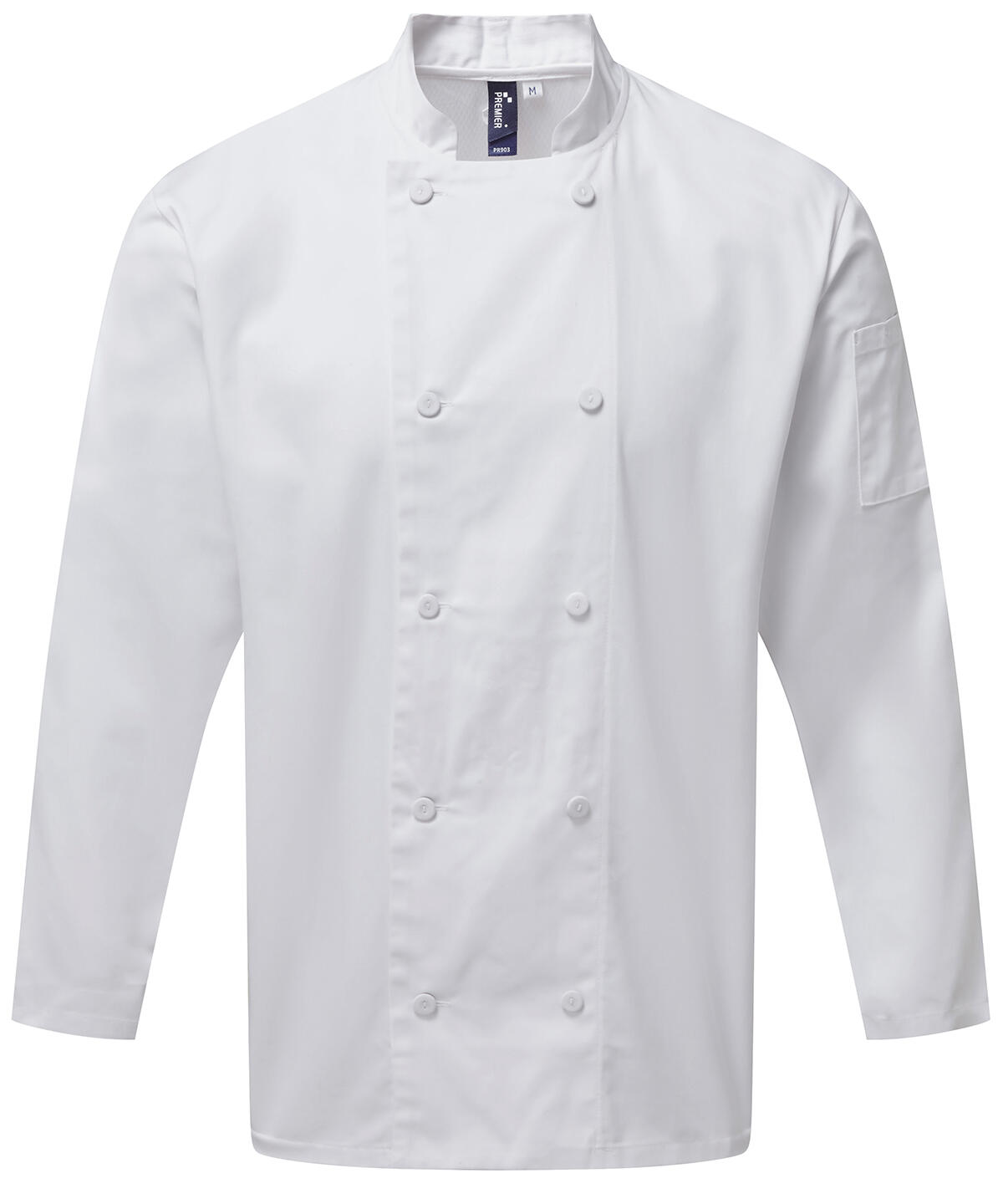 Premier PR903 Chef's Coolchecker® long sleeve jacket White