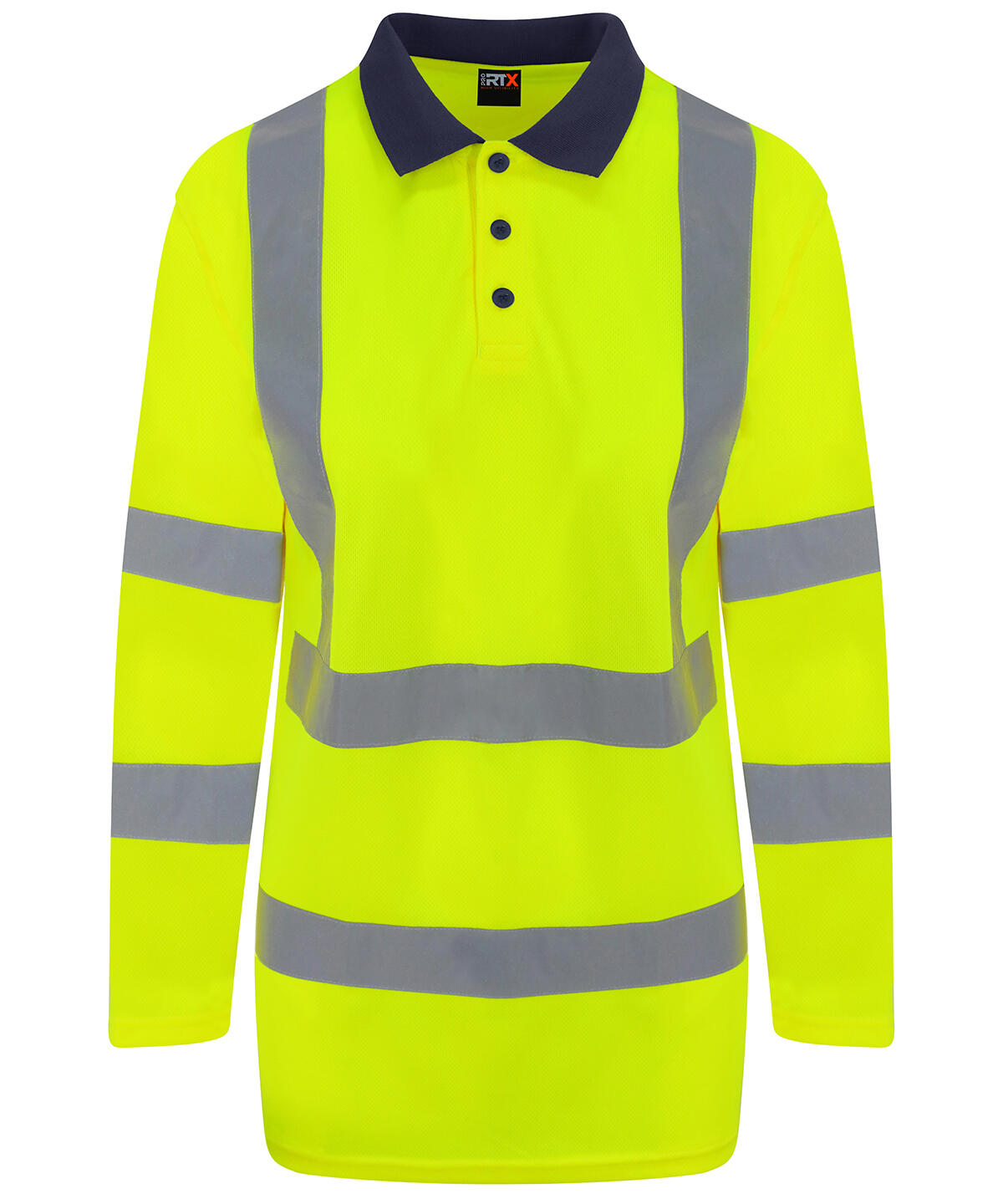 ProRTX High Visibility RX715 High visibility long sleeve polo Yellow