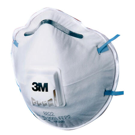 3M 8822 Mask P2V  White