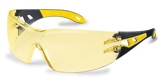 Uvex Pheos Safety Glasses Amber
