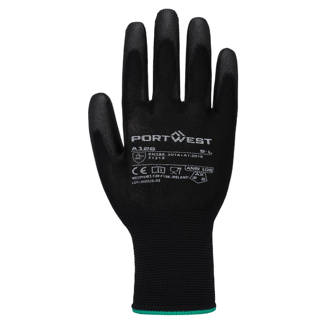 A126 Grip 13 Nylon PU Glove Black