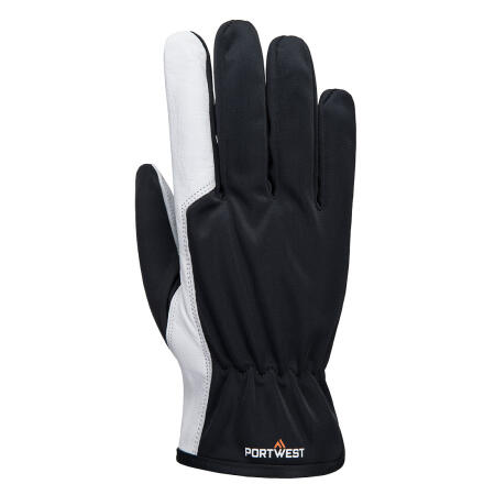 A281 Mechanic 120 Leather Palm Glove Grey