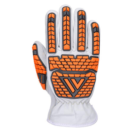 A747 Goat Leather Impact Cut F Glove White
