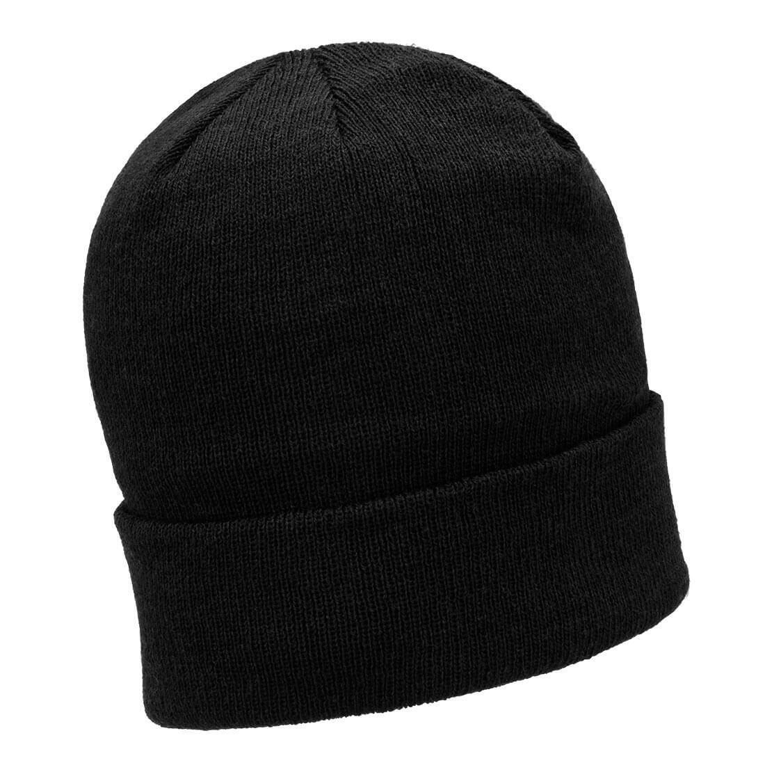 B013 Insulated Knit Beanie Black - Image 2