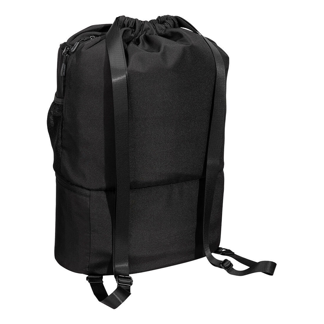B966 KX3 Drawstring Boot Bag Black - Image 2