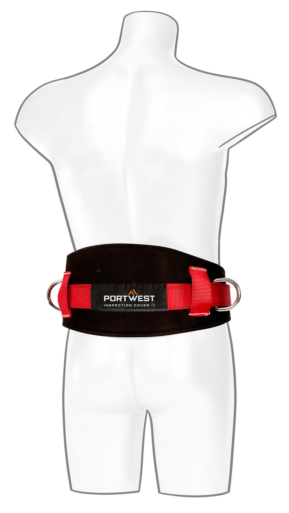 FP08 Portwest Work Positioning Belt Black - Image 2