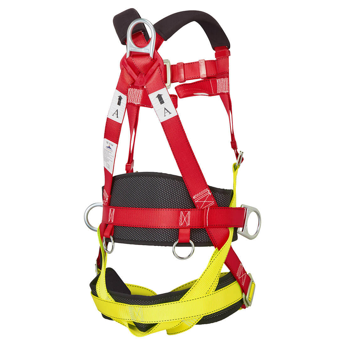 FP18 Portwest 3 Point Comfort Plus Harness Red - Image 2