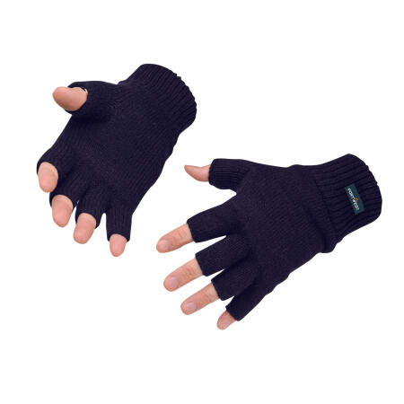 GL14 Insulated Fingerless Knit Glove Navy