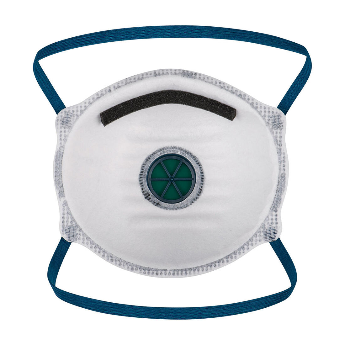 P223 FFP2 Carbon Valved Dolomite Respirator (Pk10) White - Image 2