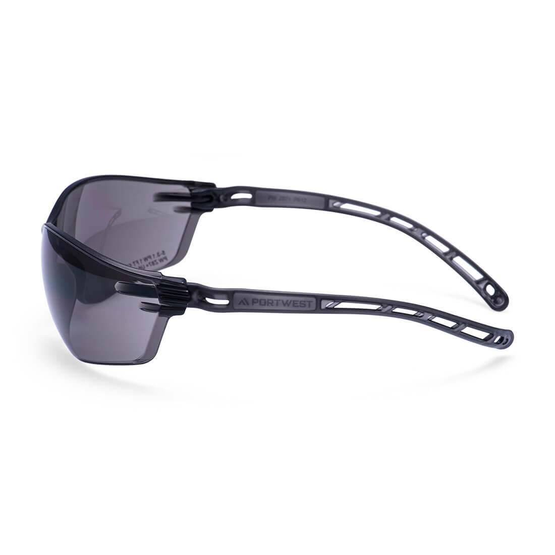 PR12 Air Safety Glasses Smoke - Image 2