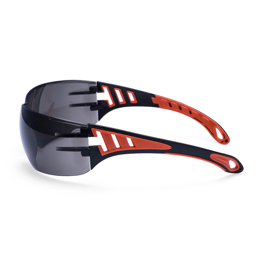 PS12 Tech Look Safety Glasses Smoke - Image 2