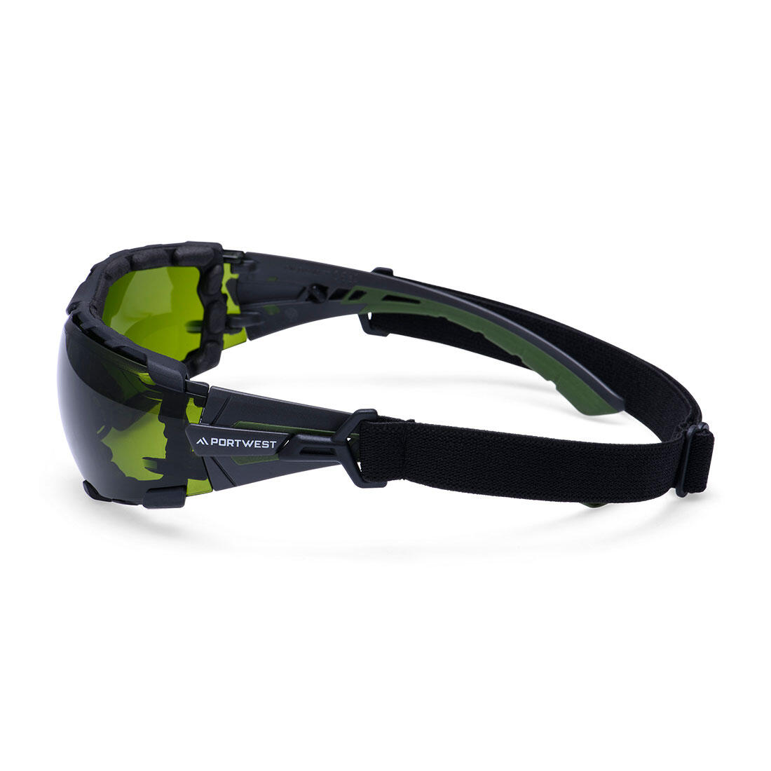 PS28 Tech Look Pro KN Safety Glasses Green - Image 2