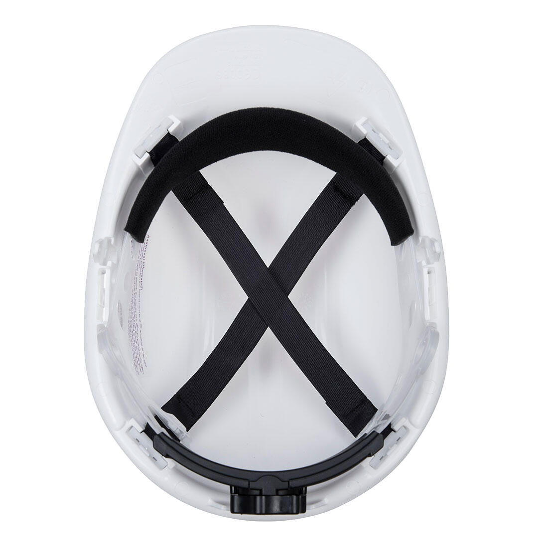 PS57 Expertbase Wheel Safety Helmet White - Image 2
