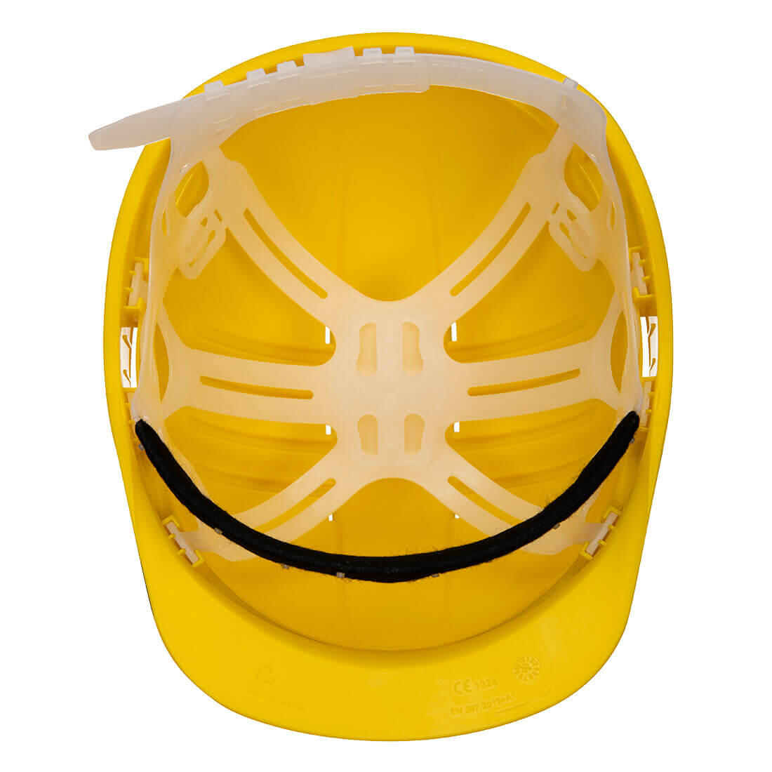 PS60 Expertline Safety Helmet (Slip Ratchet) Yellow - Image 2