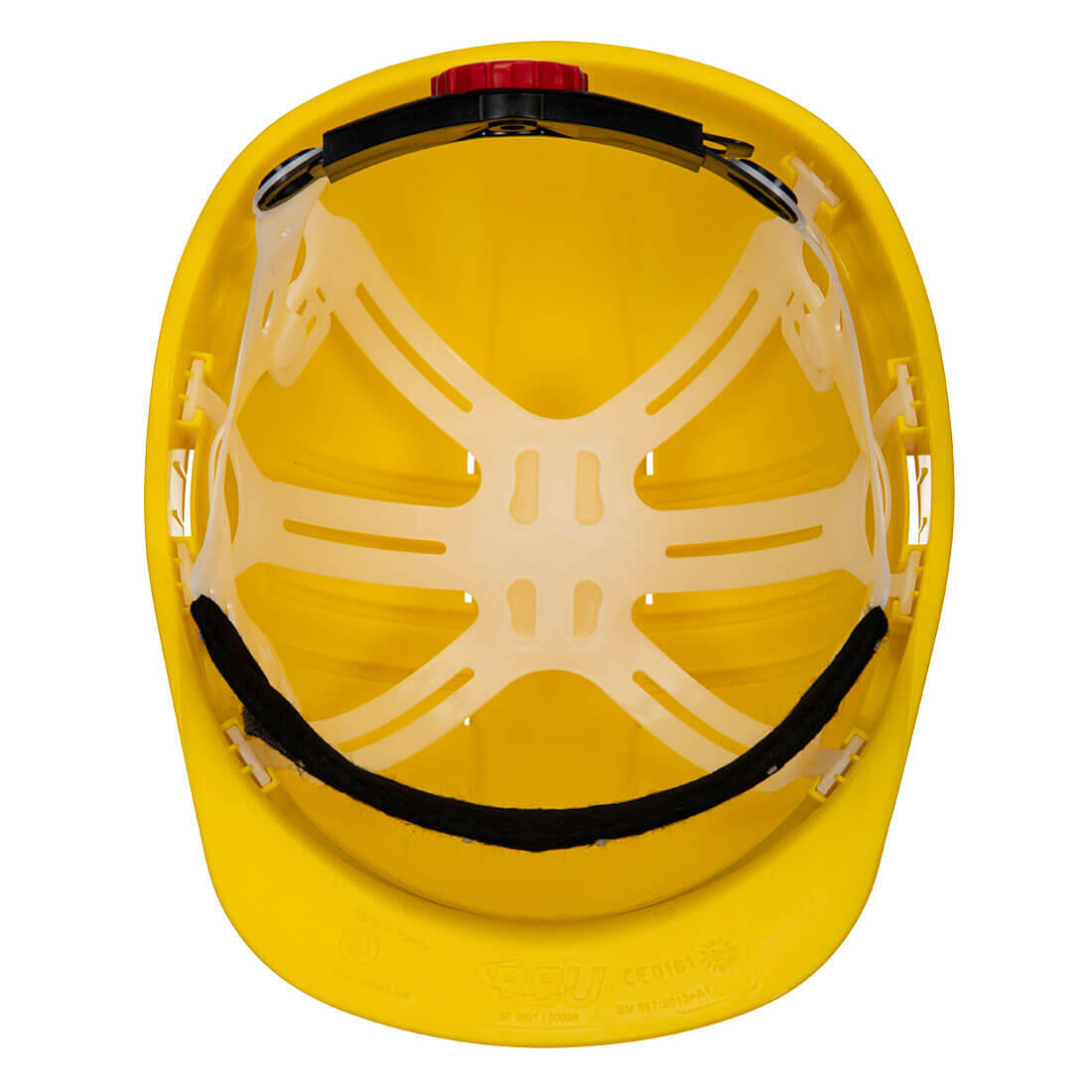 PS62 Expertline Safety Helmet (Wheel Ratchet) Yellow - Image 2