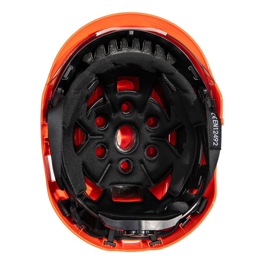 PS80 Integrated Visor Helmet Orange - Image 2